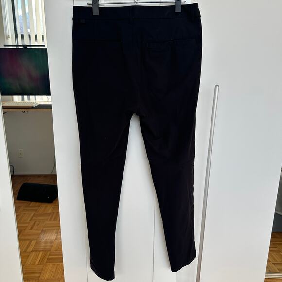 Lululemon Men's Black Commission Pant ABC Classic Trouser, Size 32 x 30, EUC - Picture 2 of 5